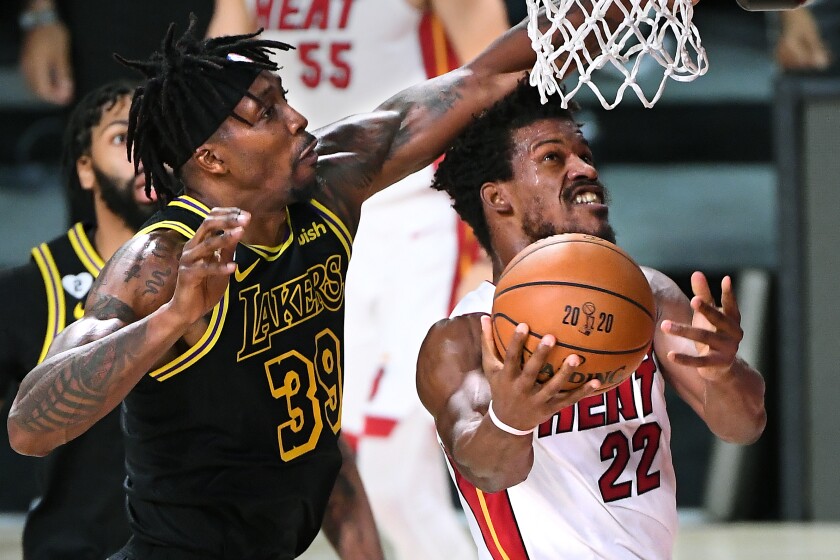 Like Danny Green S Shot Lakers Shoot Clunker In Loss To Heat Los Angeles Times