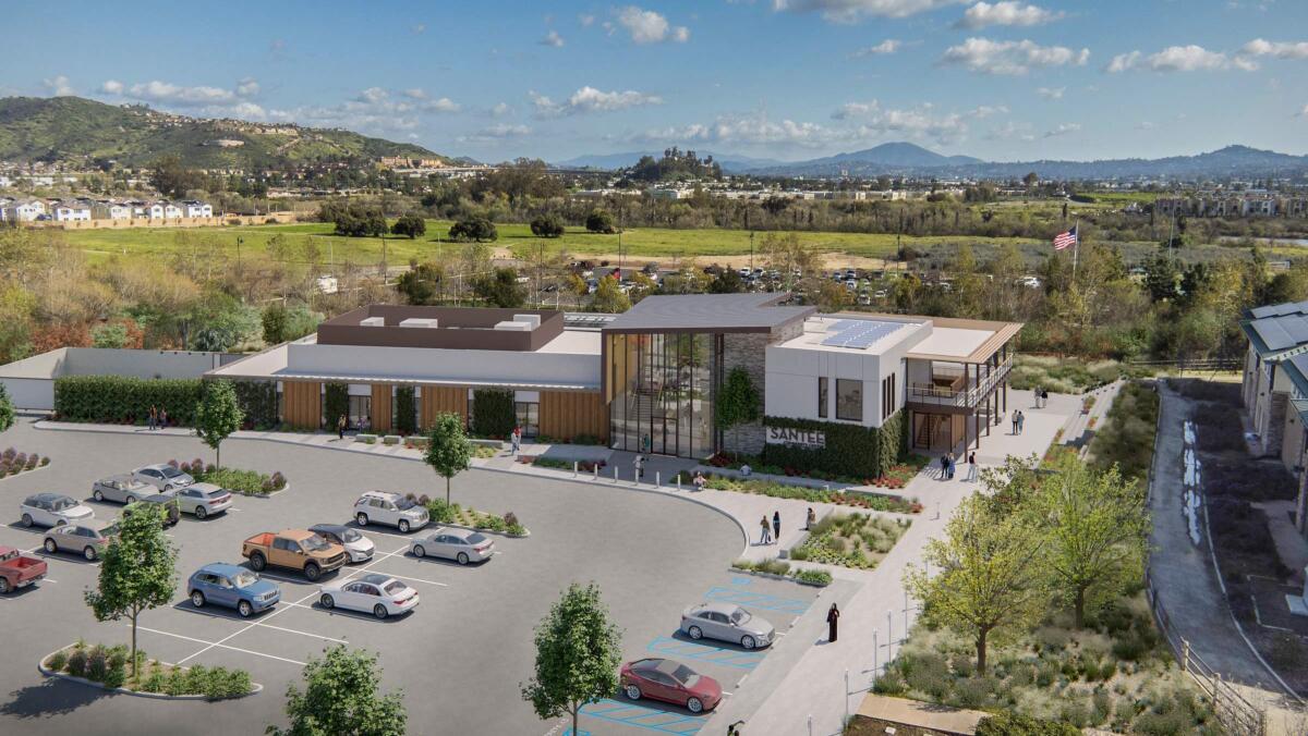Very stunning:' Santee almost done designing new $21 million community  center - The San Diego Union-Tribune