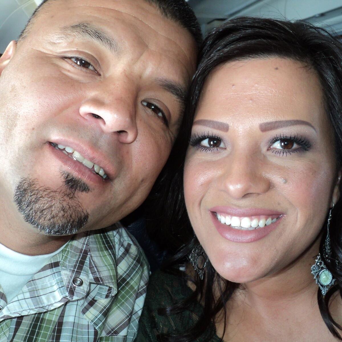 Louis and Melissa Meza of Santa Maria, Calif. Louis contracted COVID-19 and is still in quarantine. Melissa, critically ill with the disease, received a plasma infusion and is now better.