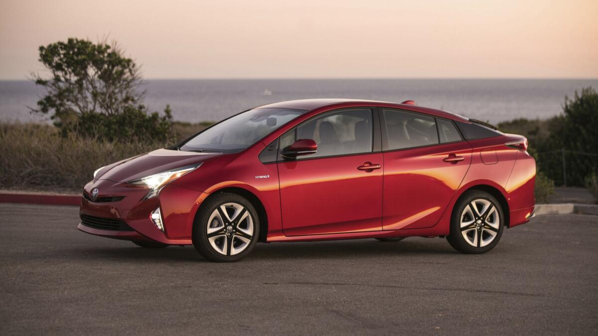 The 2018 Toyota Prius is among the cars recalled by Toyota.