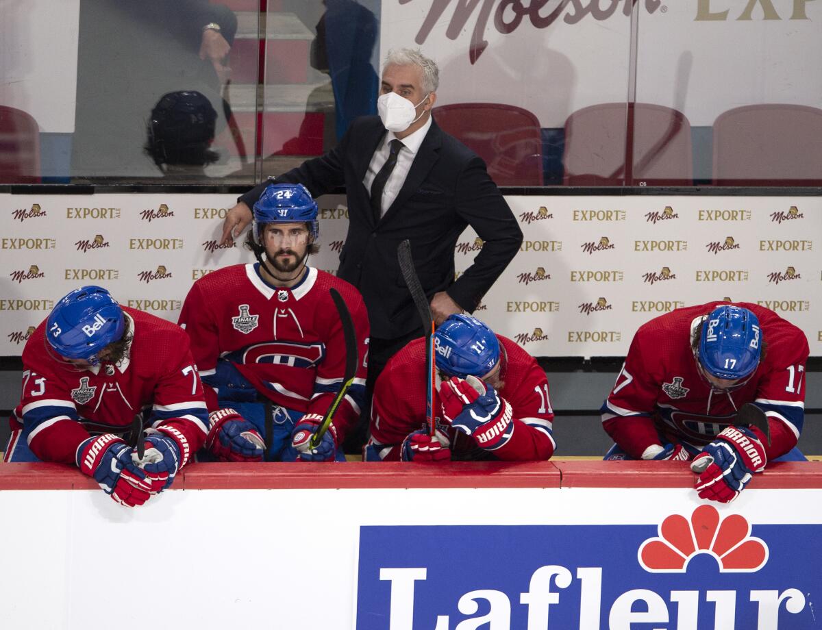 Canadiens ponder lineup changes on brink of elimination - The San Diego  Union-Tribune