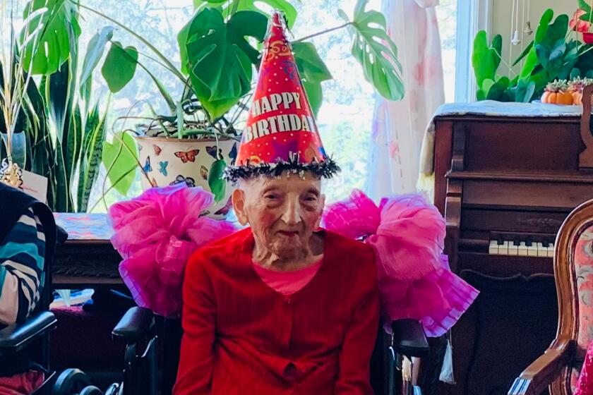 Mila Mangold celebrated her 114th birthday at the RN3 Loving Care Homes in El Cerrito.