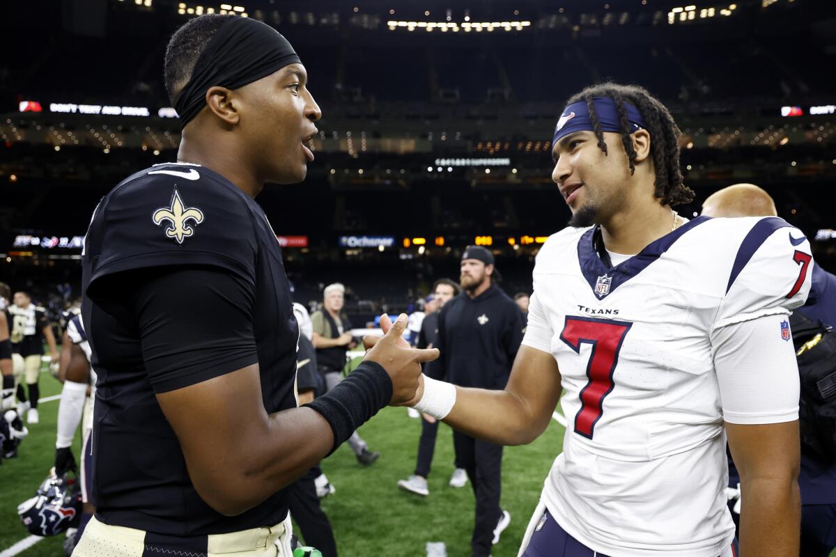 Texans bring new coach, rookie QB into matchup with Lamar Jackson
