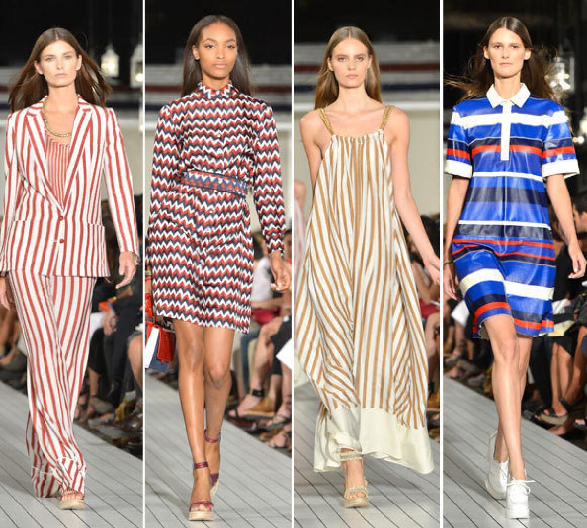 Looks from the Tommy Hilfiger women's spring-summer 2013 collection shown during New York Fashion Week.