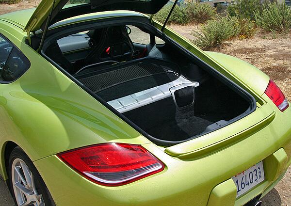Porsche Cayman R trunk