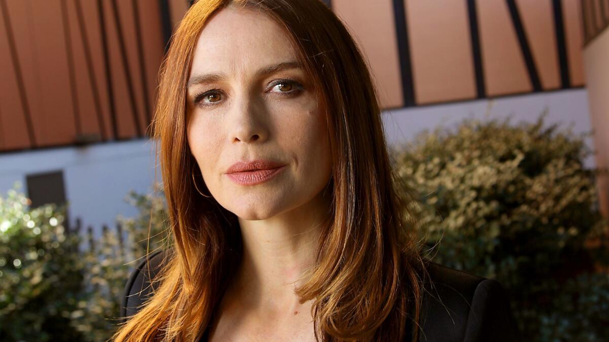 Saffron Burrows is starring in "Jackie Unveiled" at the Wallis in Beverly Hills