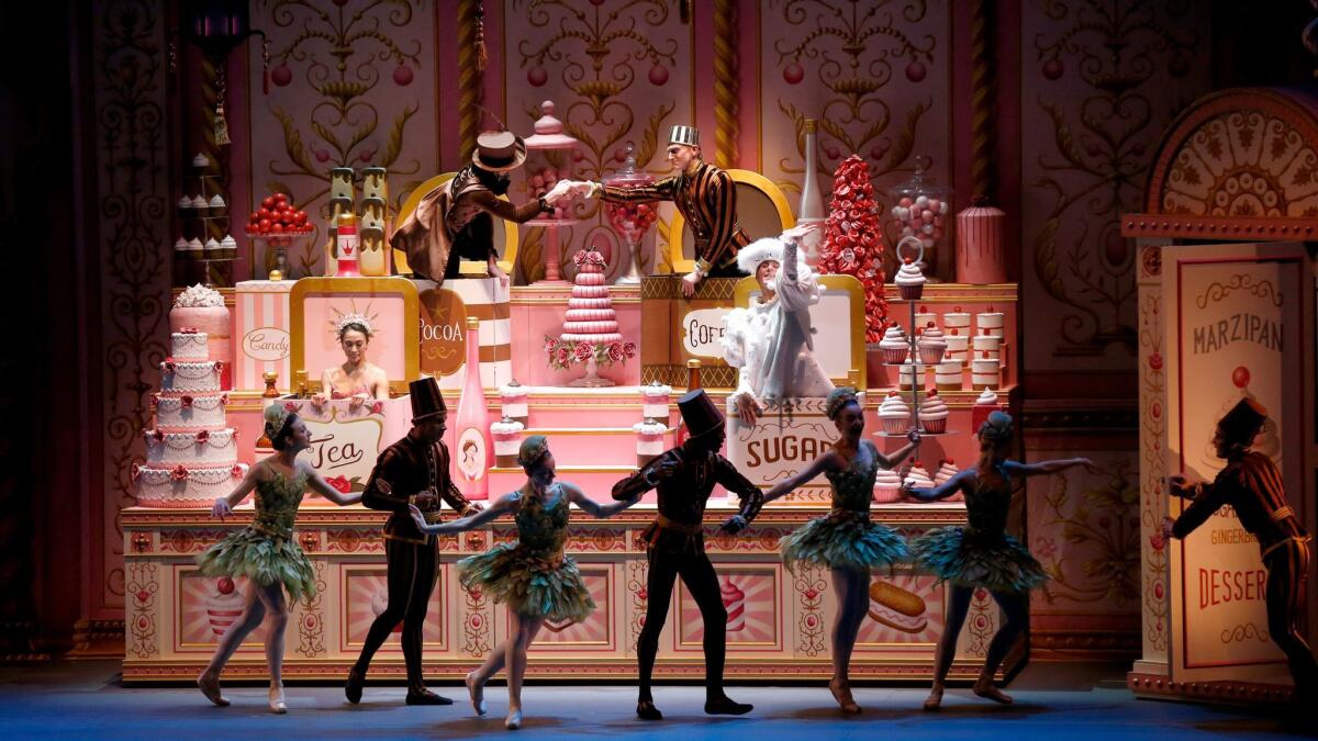 A playful stage for a frothy ballet.