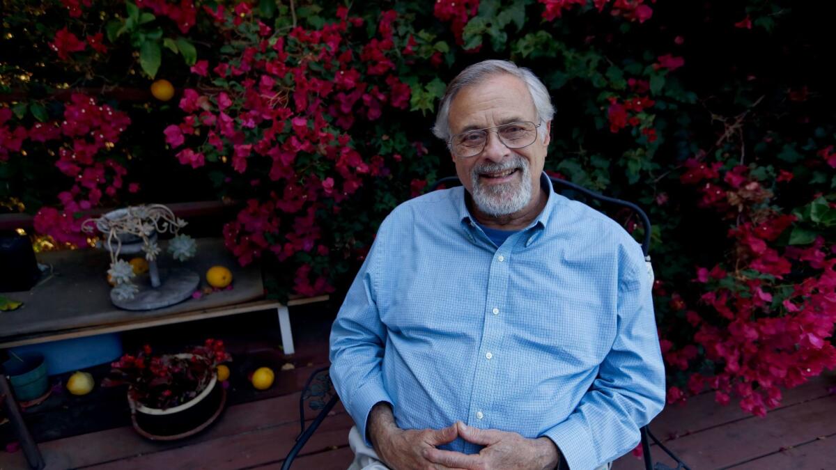 Bob Stone on his porch in Silver Lake in 2016. Stone, diagnosed with bone marrow cancer, ended his life under California's right-to-die law.