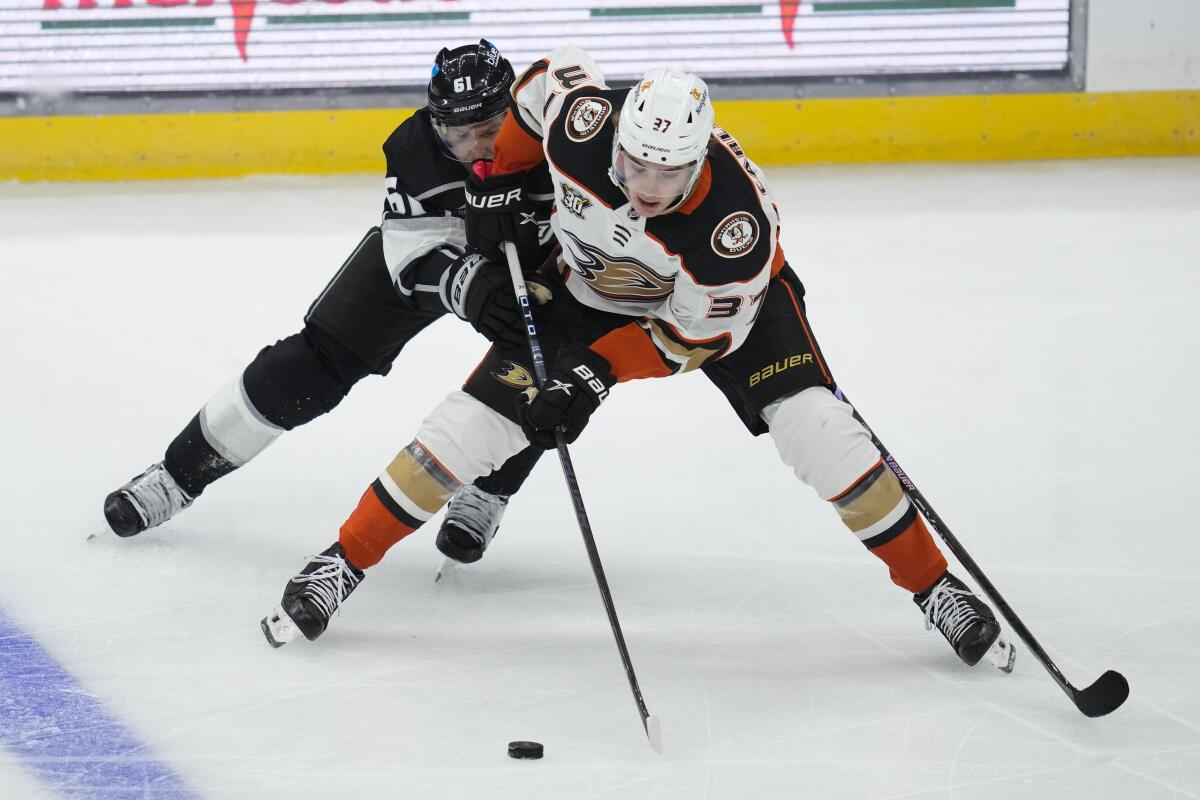 Zegras has 'some catching up to do' at Ducks training camp