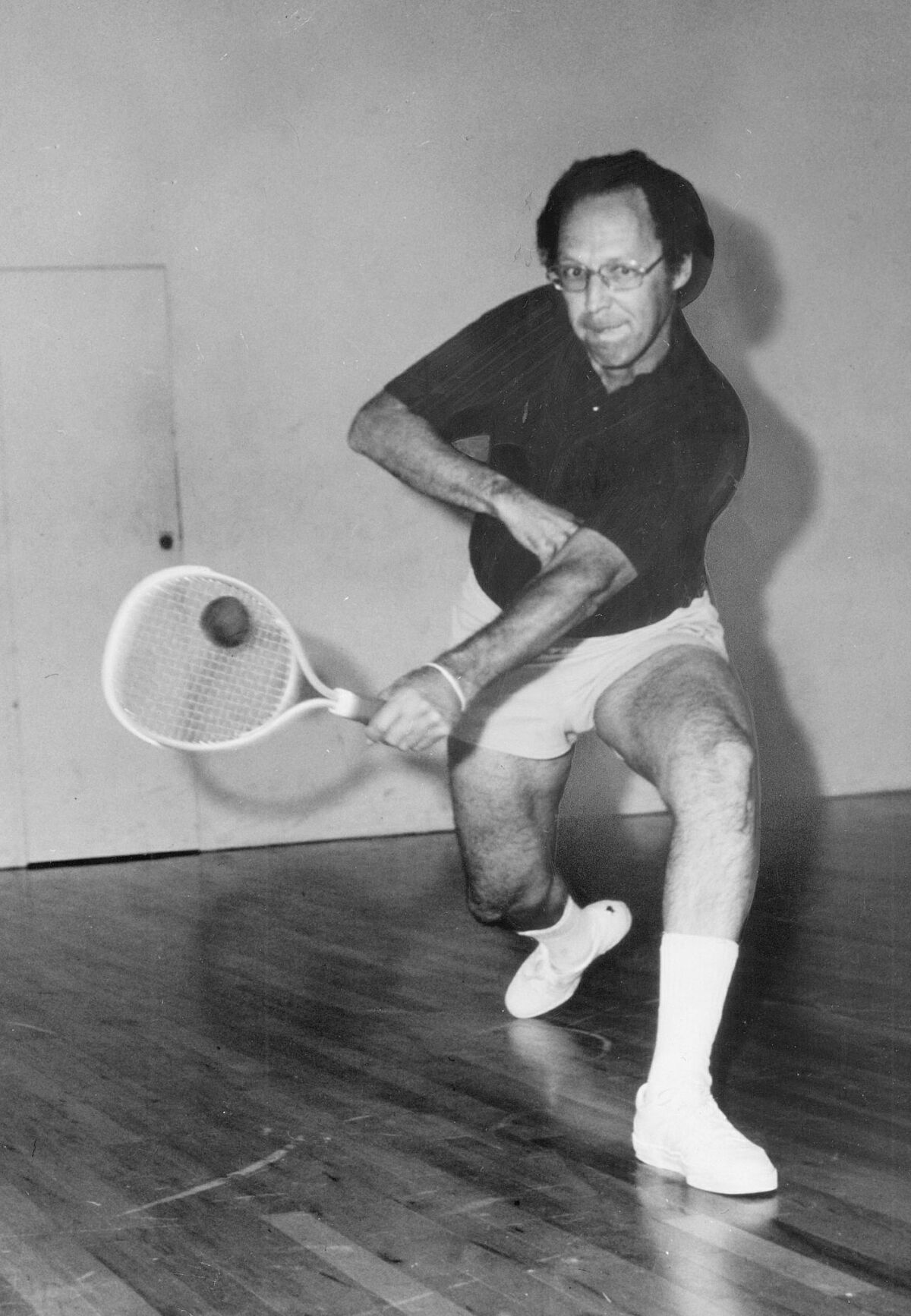 Dr. Bud Muhleisen. Bud was responsible for turning San Diego in to the Mecca of racquetball and organizing the first National and International events as well as starting the first racquetball club. (Bud Muehleisen)