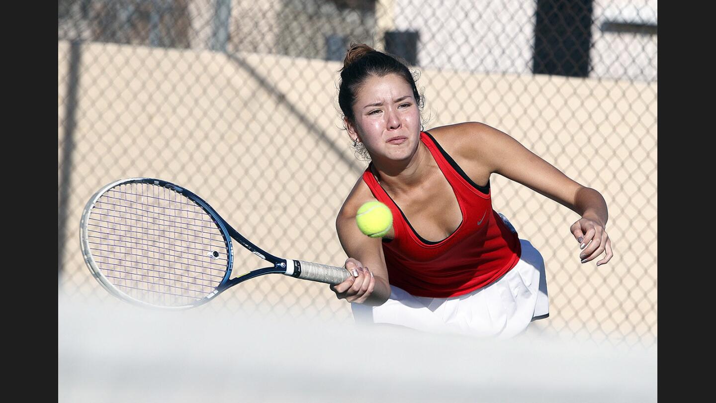 Photo Gallery: Glendale vs. Rosemead in CIF Division IV girls' tennis quarterfinals