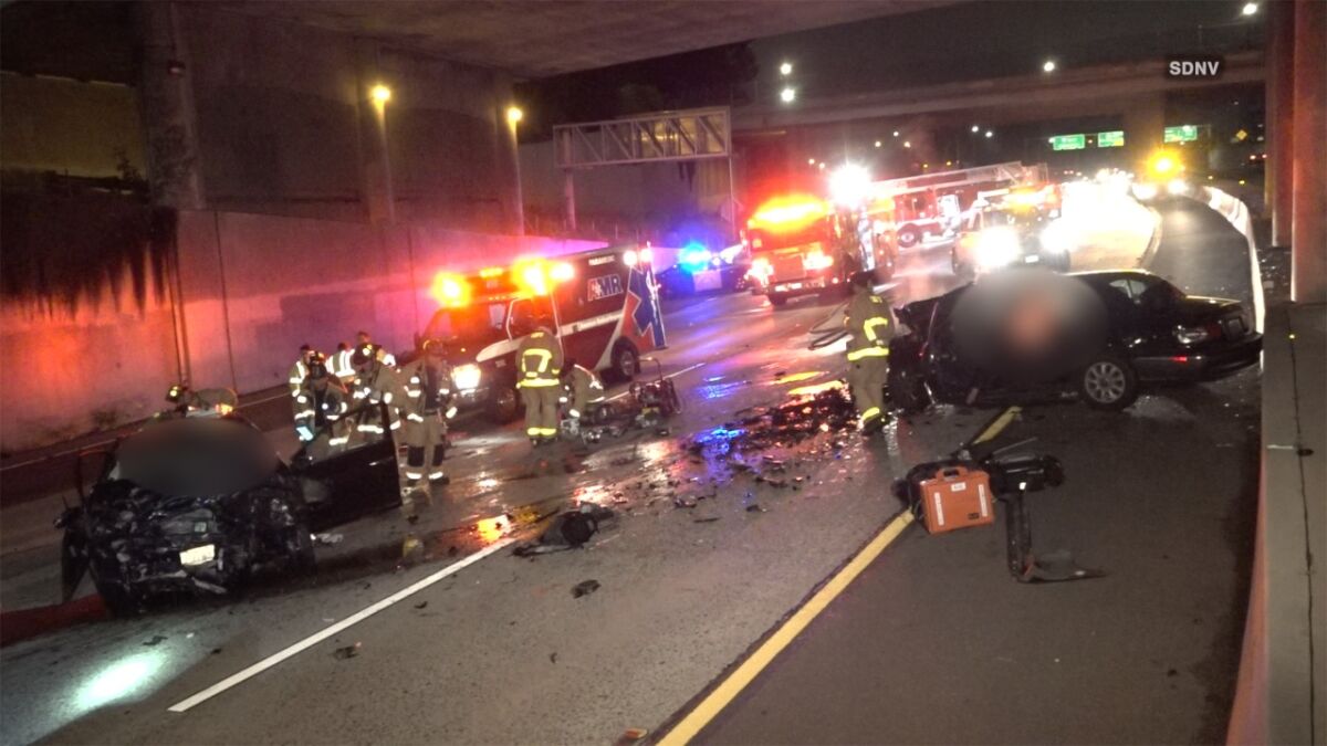 interstate accident 5