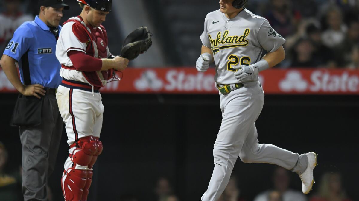 Oakland A's Matt Olson is crushing the ball and also missing it
