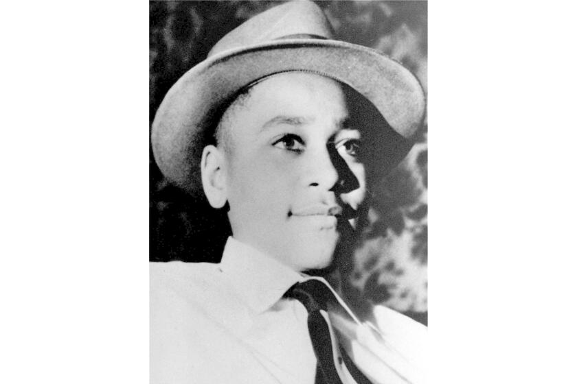 FILE - This undated file photo shows Emmett Till, a 14-year-old black Chicago boy, whose body was found in the Tallahatchie River near the Delta community of Money, Miss., on Aug. 31, 1955. The Senate has passed a bill to award posthumously the Congressional Gold Medal to Emmett Till, the Chicago teenager murdered by white supremacists in the 1950s, and his mother Mamie Till-Mobley. She insisted on an open casket funeral to demonstrate the brutality of his killing. (AP Photo, File)