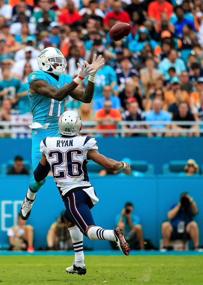 DeVante Parker made a number of highlight-worthy catches for the second straight week