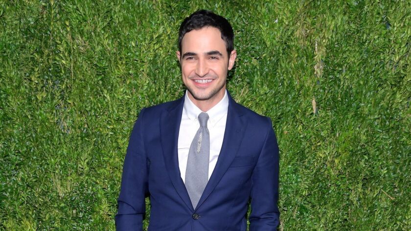 Zac Posen at the CFDA/Vogue Fashion Fund's 15th anniversary event at Brooklyn Navy Yard in New York.