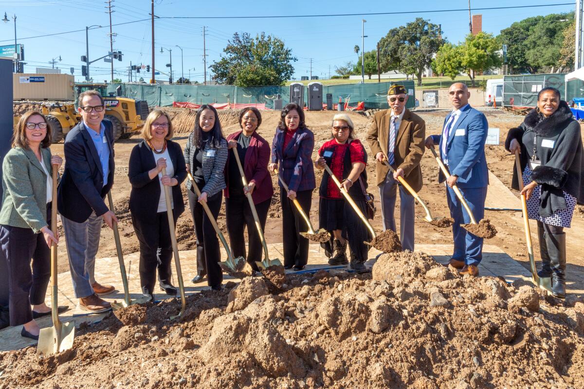 Ground-breaking ceremony for Lorena Plaza in Boyle Heights