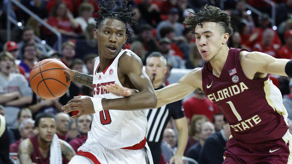 NC State basketball forward Jack Clark injured in fall, leaves