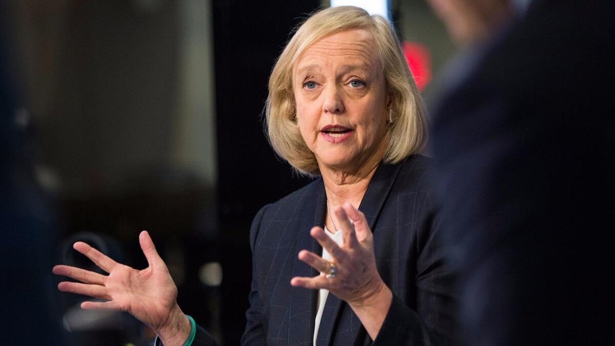 Meg Whitman said she is “fully committed” to leading HP Enterprise.