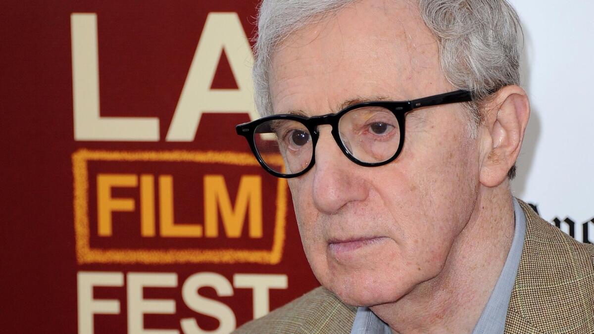 Filmmaker Woody Allen in Los Angeles in 2012.