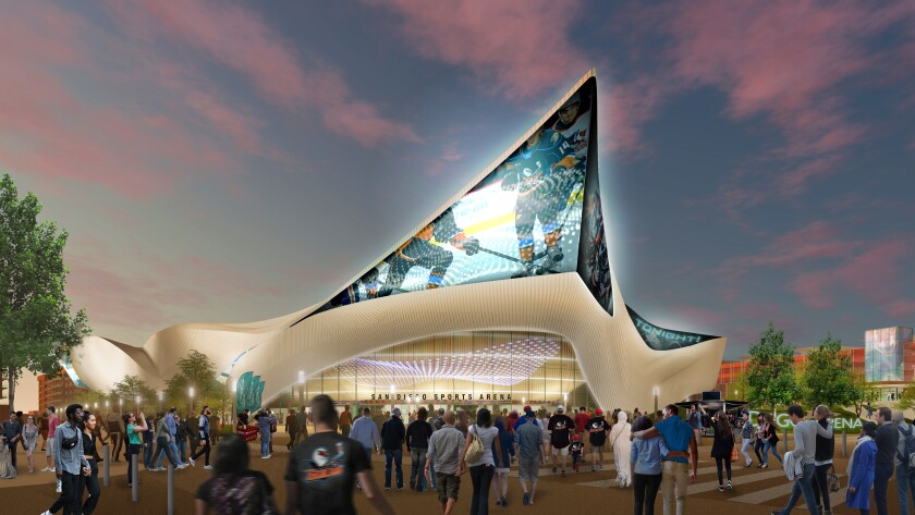 Discover Midway arena rendering.