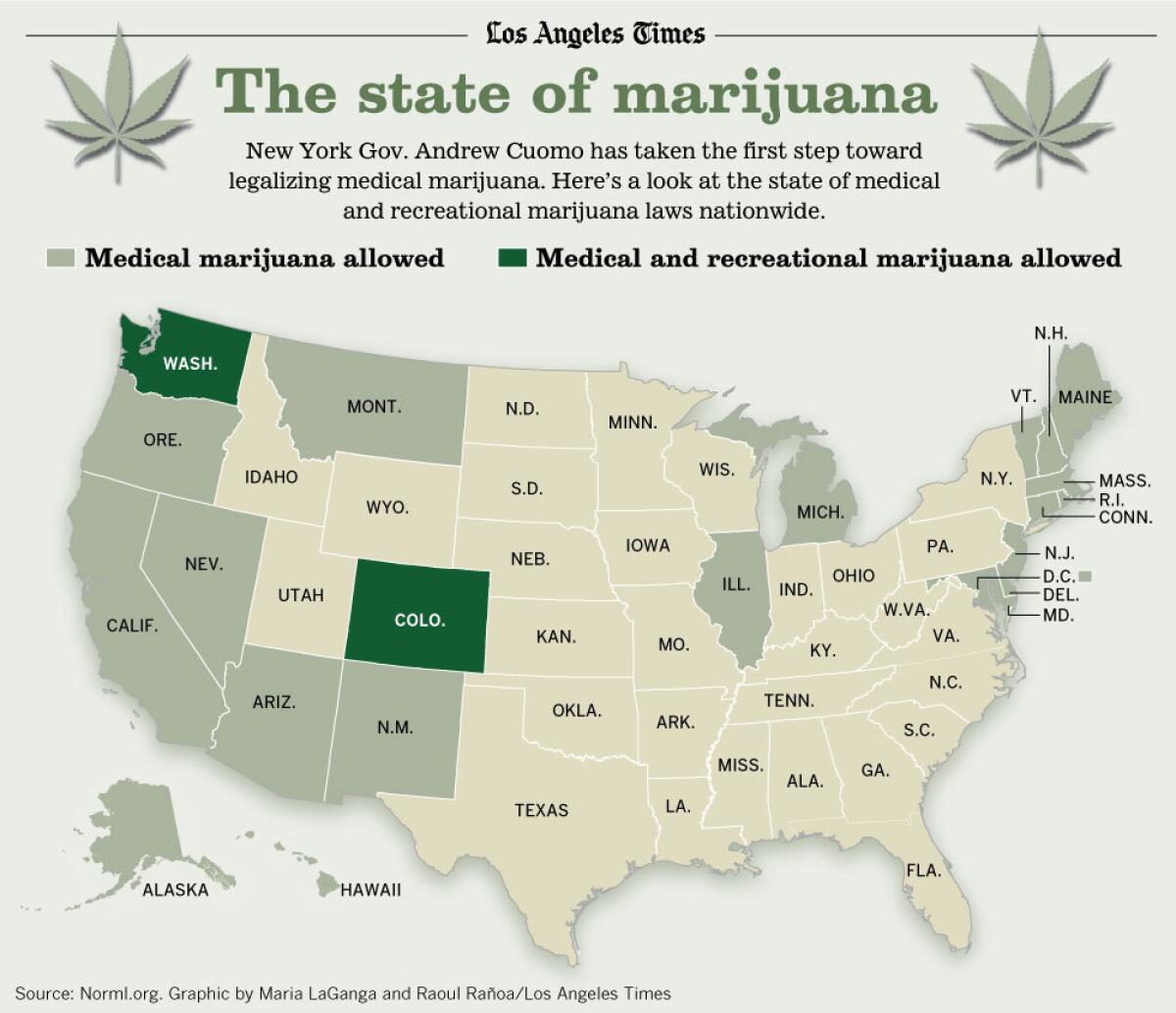 New York may be the next state to allow medical marijuana.