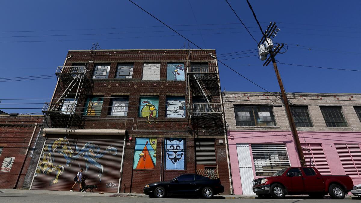 A string of warehouses on the western edge of Boyle Heights have recently been converted into art galleries.