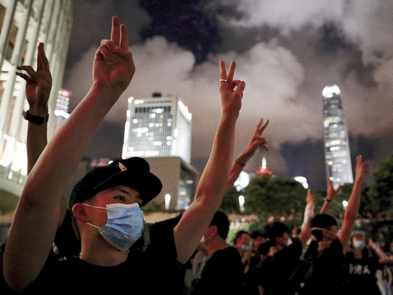 Protests in Hong Kong turn violent