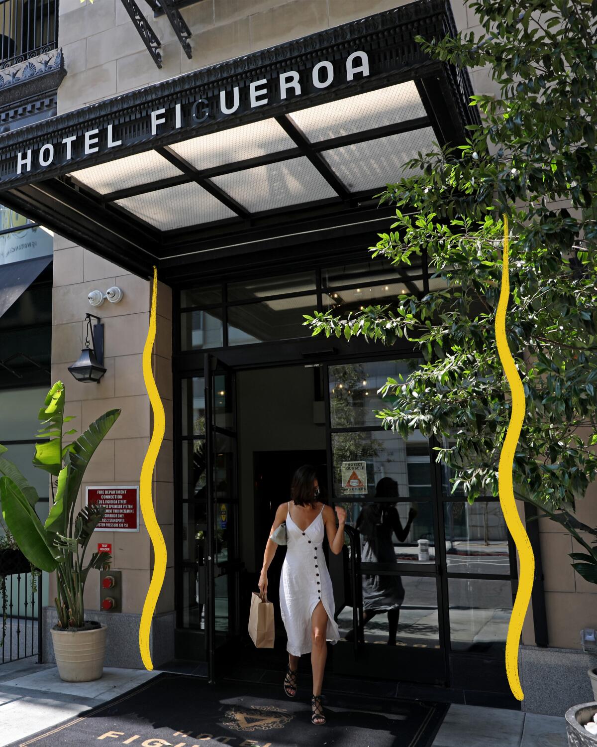 The Hotel Figueroa in downtown Los Angeles