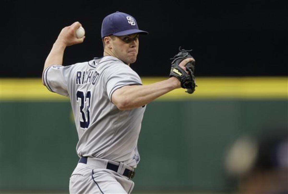 Richards pitches Padres past Mariners, 5-4 - The San Diego Union-Tribune