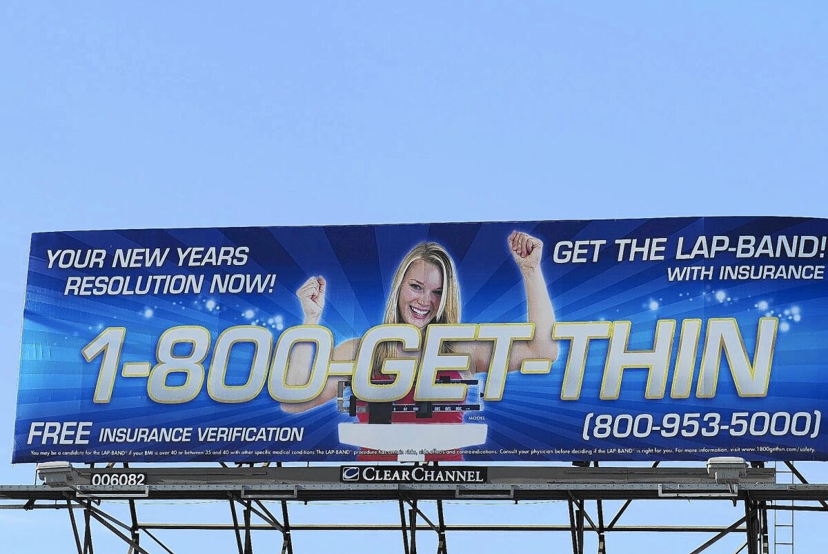Companies operated by Michael and Julian Omidi advertised for several years on Southern California freeway billboards, radio and television with a catchy slogan: “Let your new life begin, call 1-800-GET-THIN.”