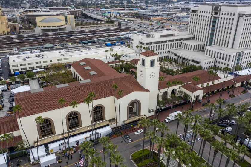 Los Angeles, CA, Thursday, April 22, 2021 - Union Station, site of the 93rd Academy Awards. Robert Gauthier/Los Angeles Times)
