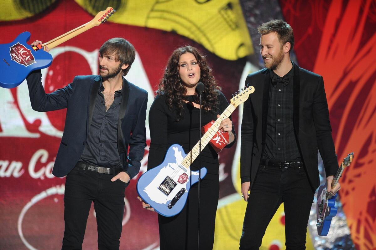Country group Lady A, formerly Lady Antebellum.