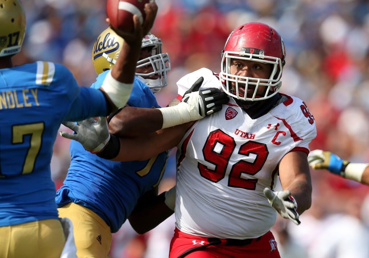 Utah defensive end Star Lotulelei hopes to work out for NFL teams at the Utes' pro day after a heart condition caused league officials to ask him not to work out at the scouting combine.