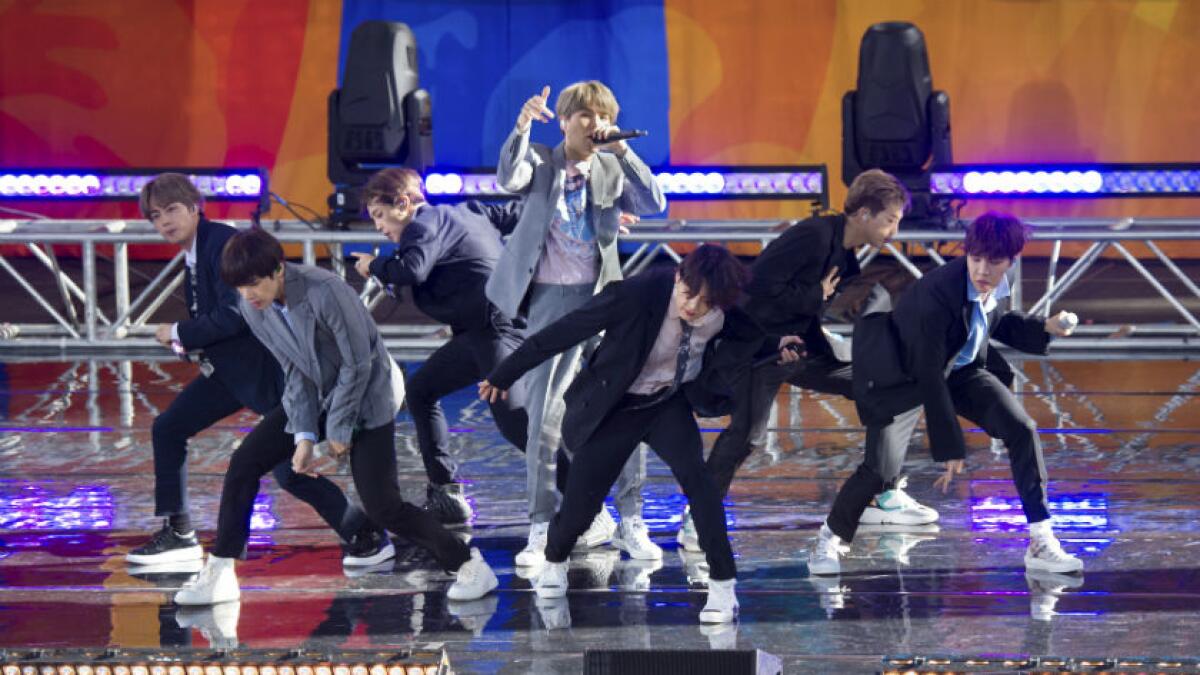 BTS Perform 'Dynamite' at 2021 Grammys – Billboard