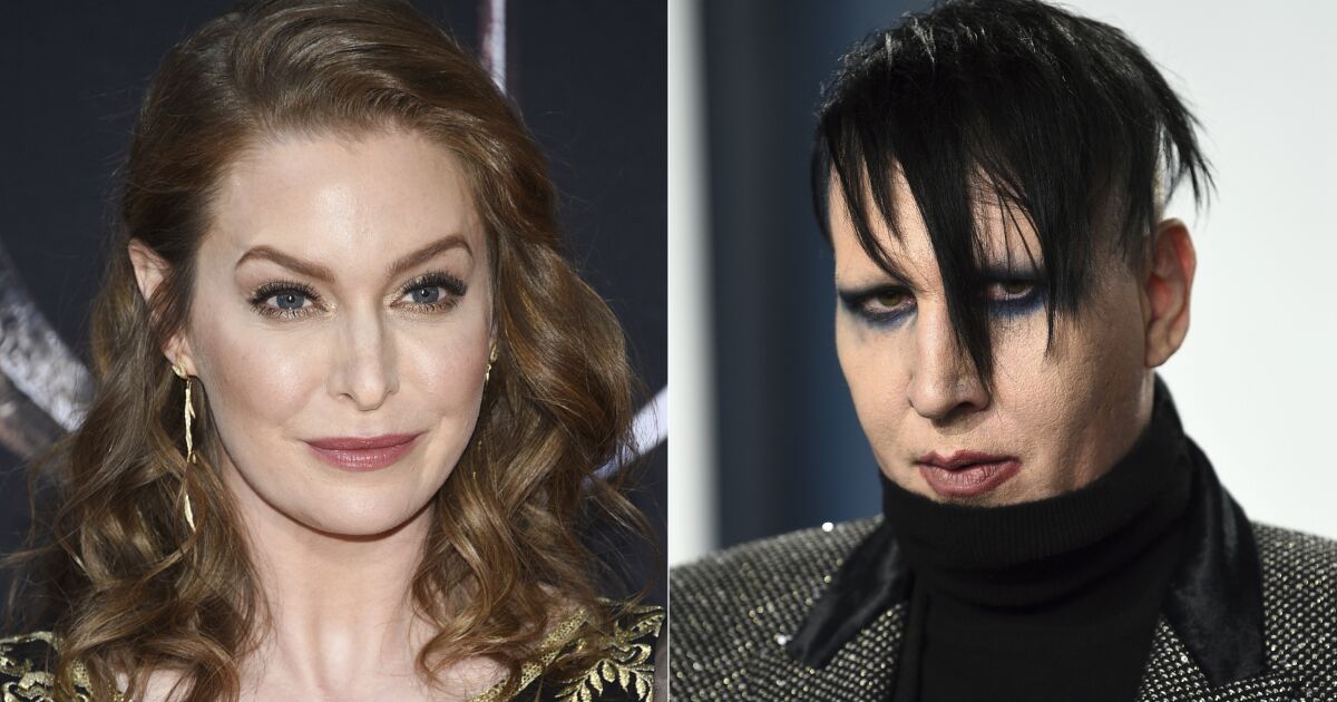 Marilyn Manson and actor Esmé Bianco reach settlement in sexual assault lawsuit