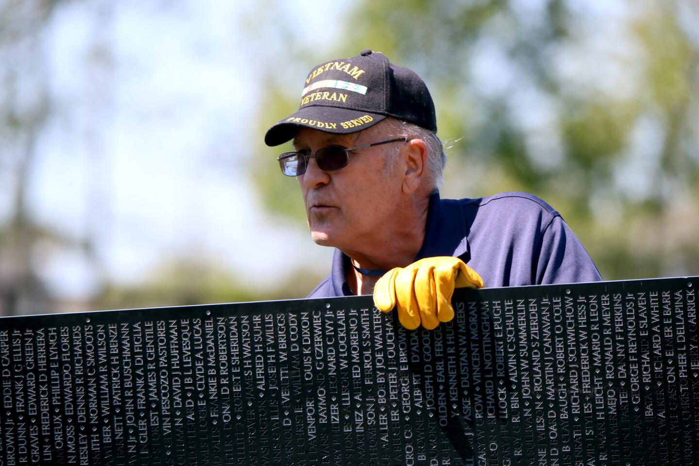 Photo Gallery: Replica Vietnam War Memorial Wall comes to Costa Mesa