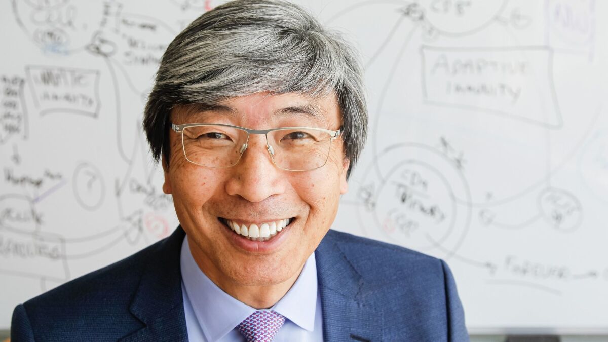 Dr. Patrick Soon-Shiong, who is buying the San Diego Union-Tribune and the Los Angeles Times, at the NantWorks campus in Culver City.