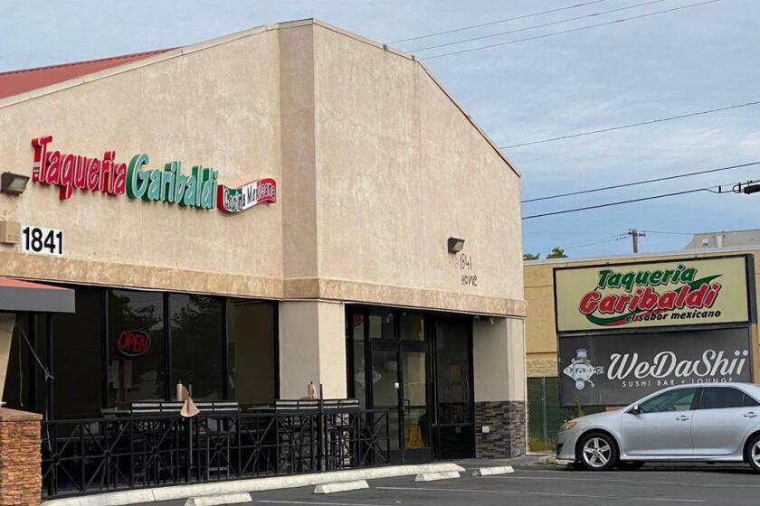 Taqueria Garibaldi on Howe Avenue in Arden Arcade on May 5, 2022. Federal labor officials filed a complaint May 4, 2022, against the restaurant chain's owners alleging they failed to pay proper overtime, allowed managers to keep part of workers' tips and impeded investigators.