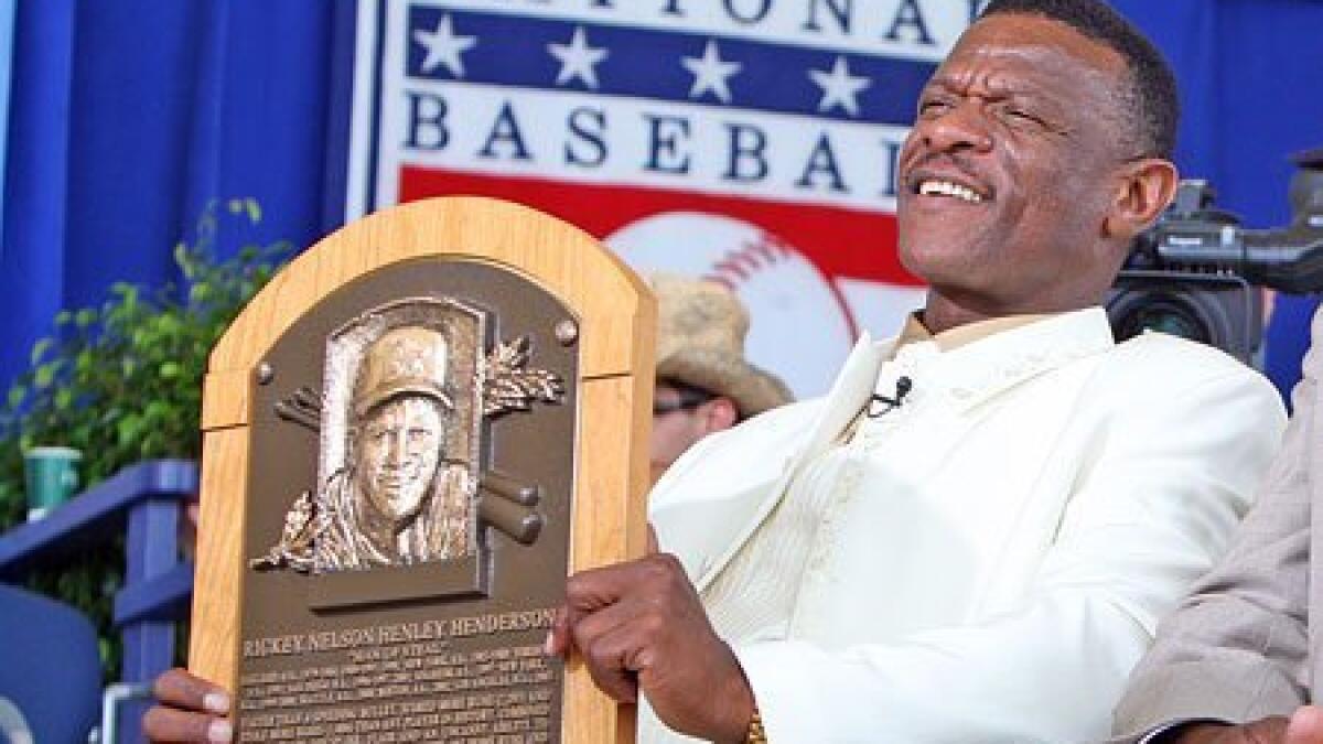 Henderson & Rice together forever in Hall of Fame - The San Diego