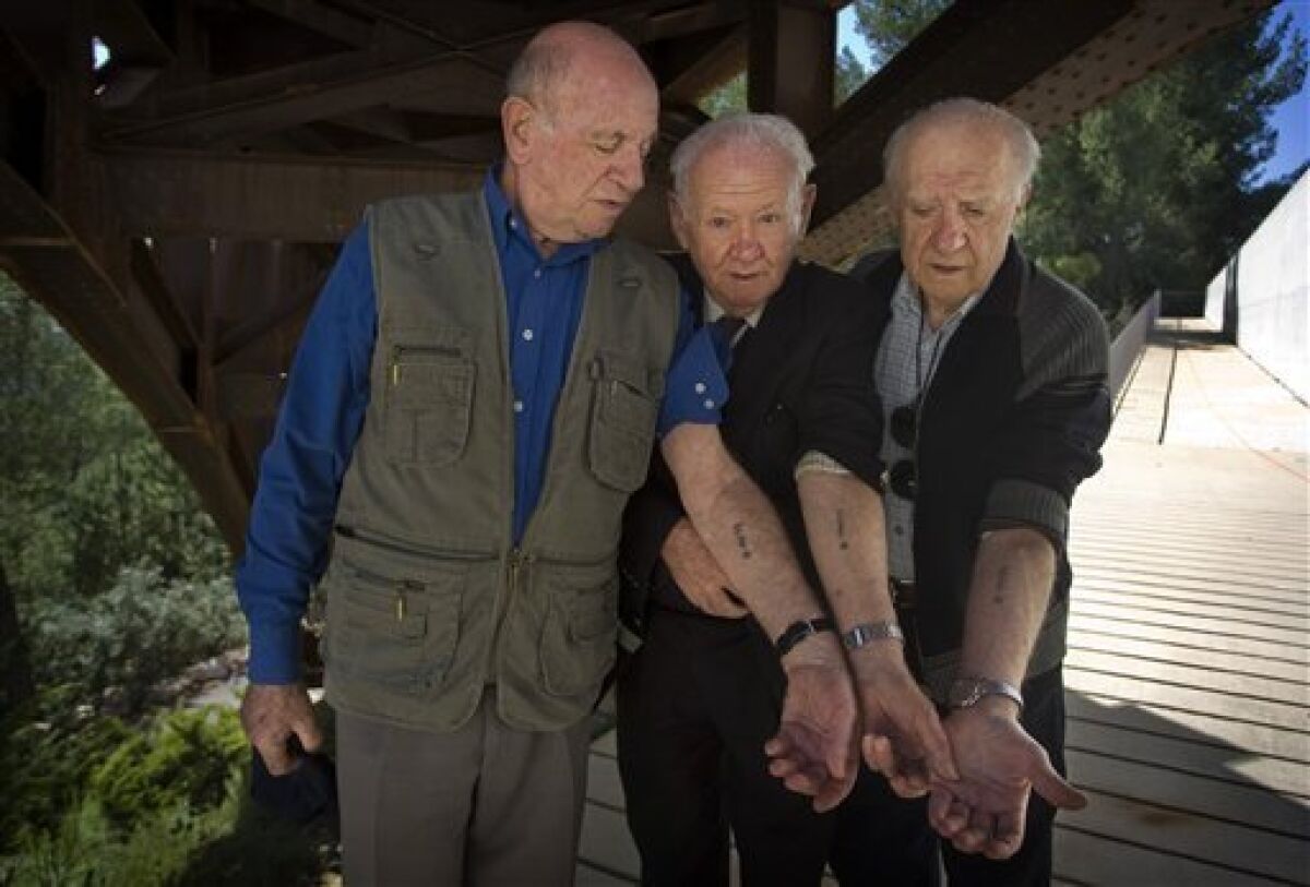 Tattoos from Auschwitz horror reunite lost inmates - The San Diego  Union-Tribune