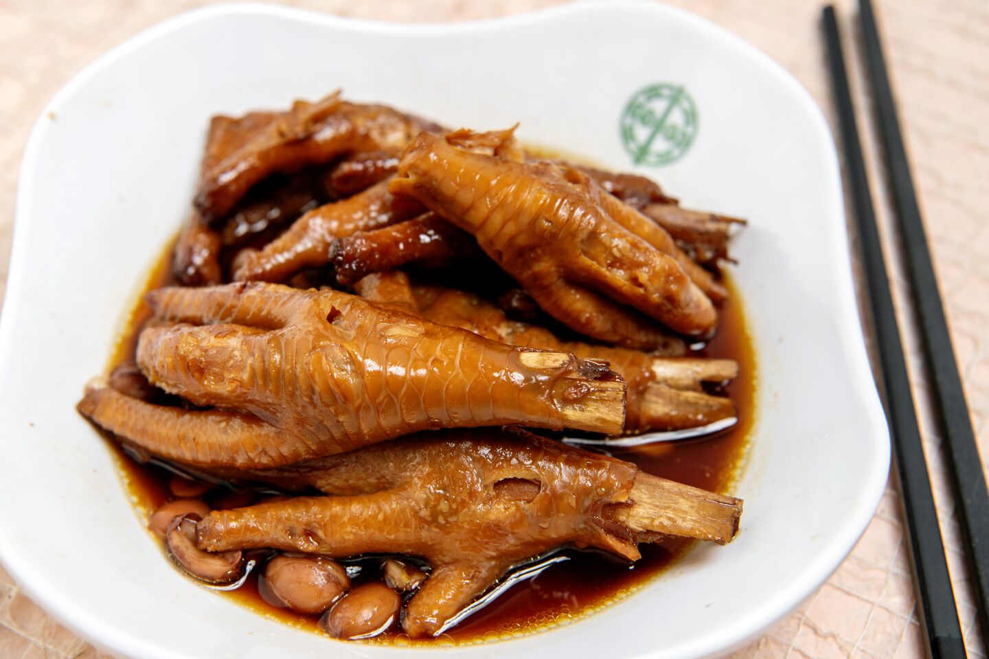 Braised chicken feet with abalone sauce and peanut from Tim Ho Wan in Irvine