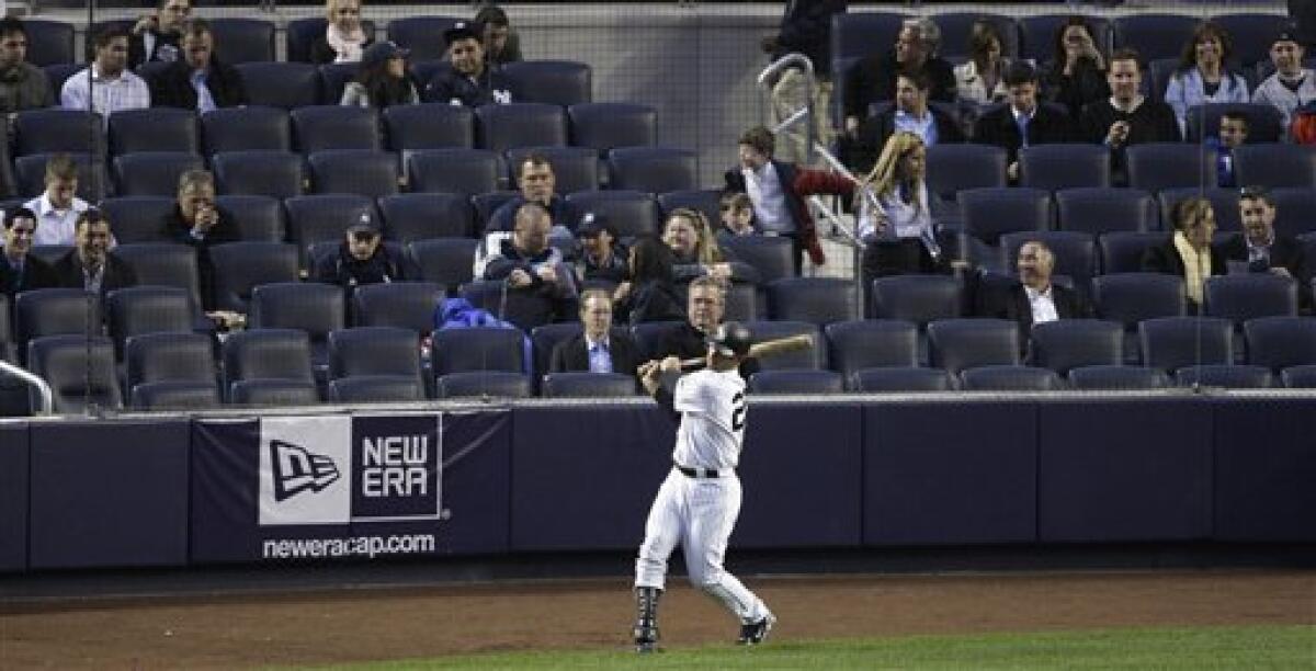 Batting Practice at Yankee Stadium, Beautiful day at Yankee…