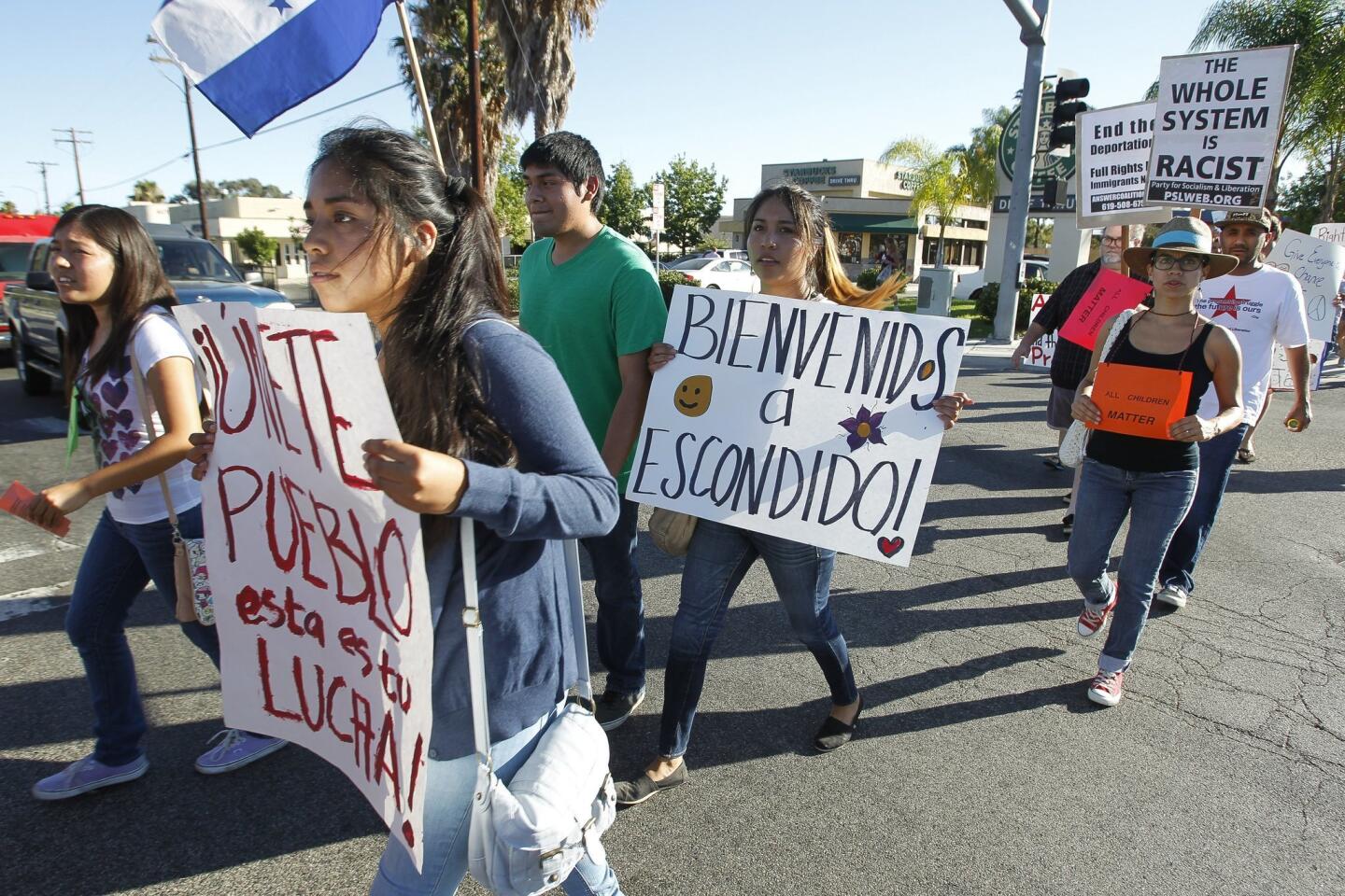 Protest March in Escondido