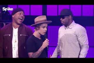 Justin Bieber does 'Big Girls Don't Cry' on 'Lip Sync Battle'