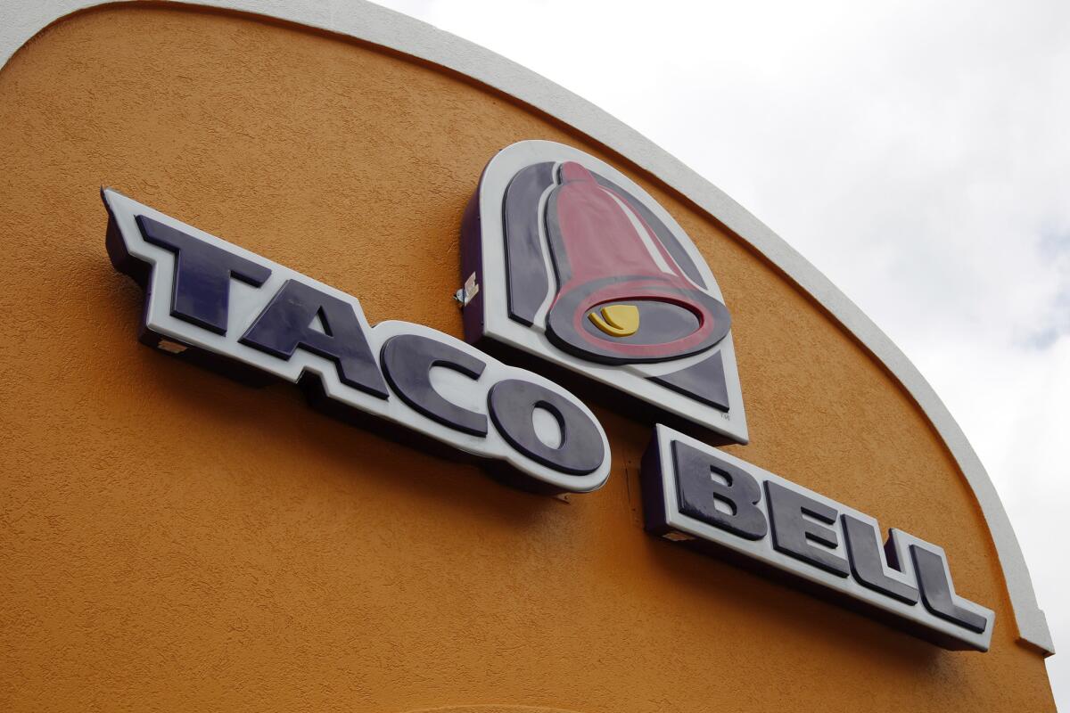 Taco Bell said it will test a $100,000 salary for restaurant managers at select locations in the Midwest and Northeast.