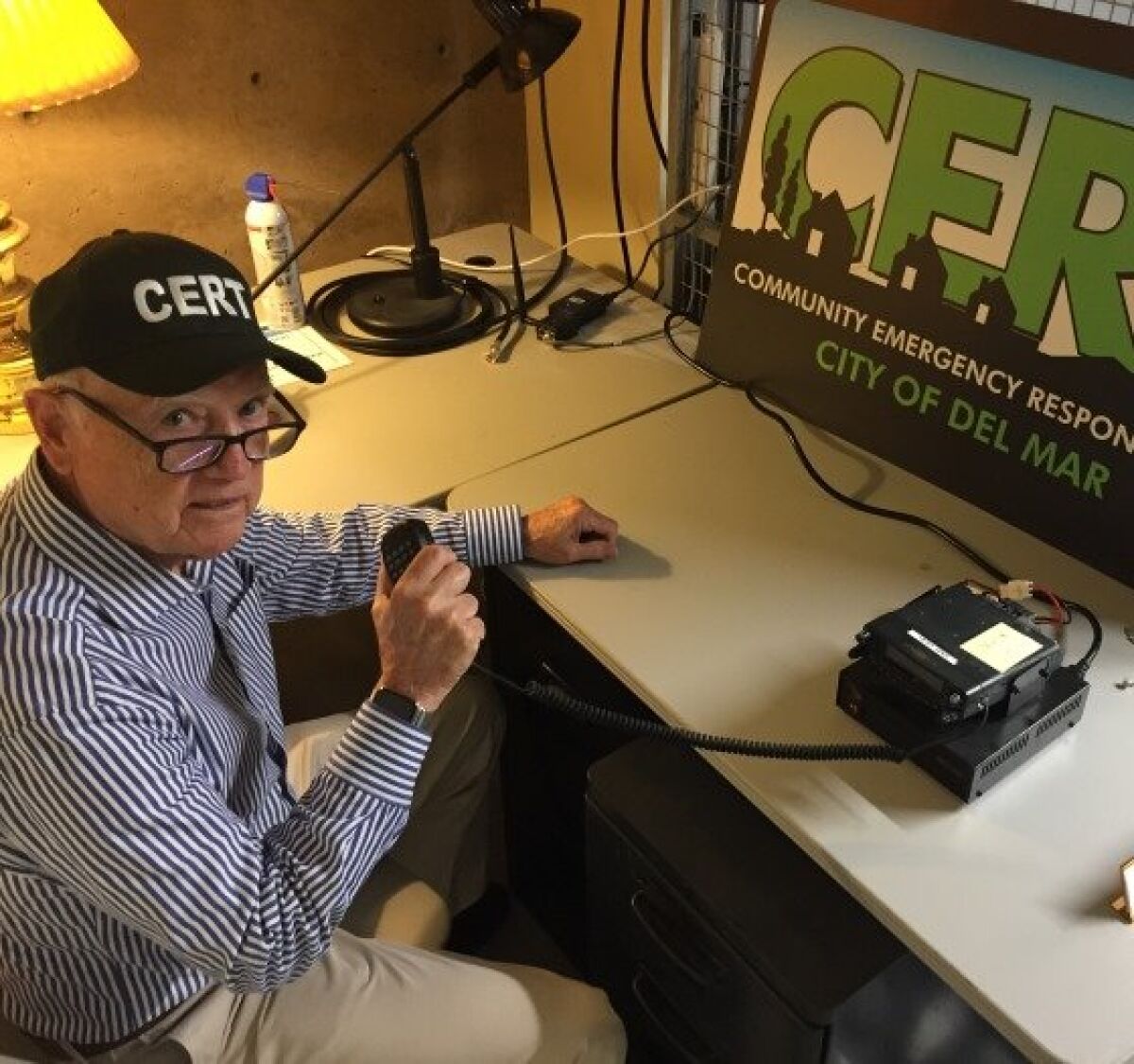 Del Mar CERT is trained to activate an emergency operations center in the Civic Center Town Hall.