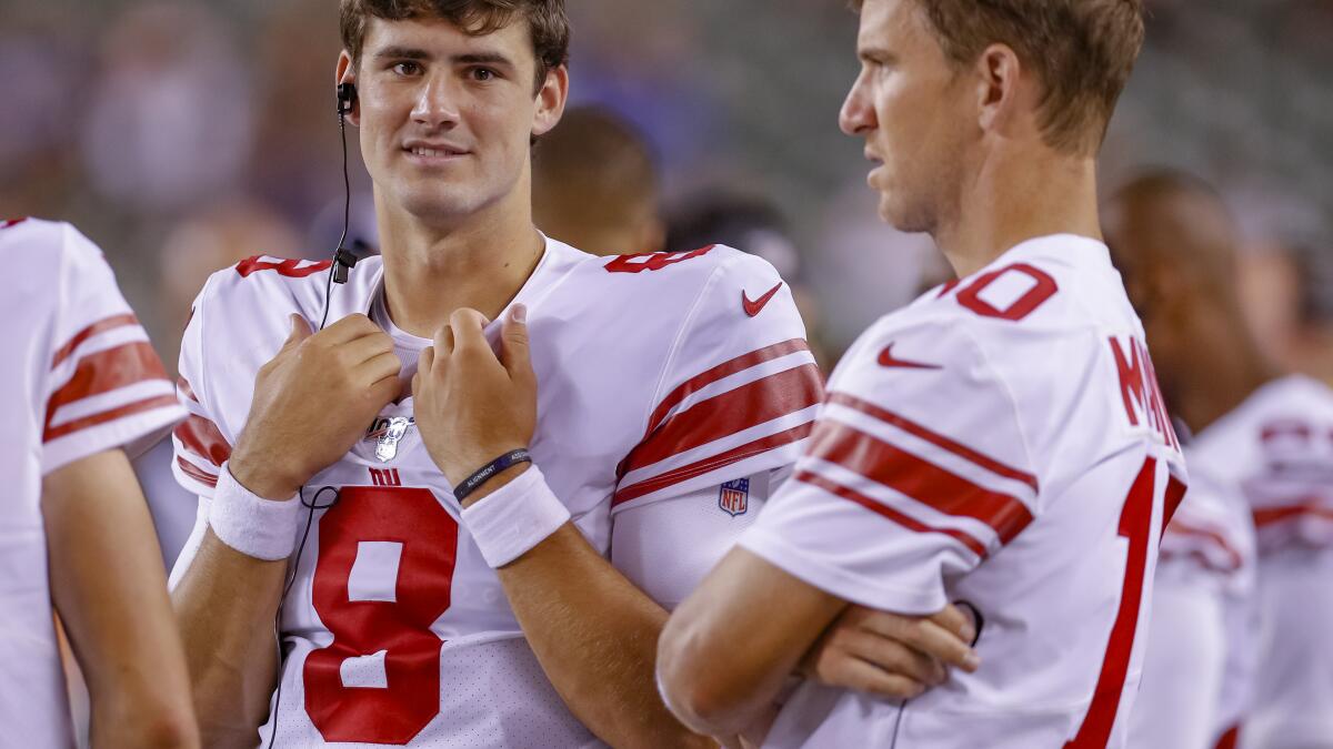 Eli Manning set to return as New York Giants starter after Jones injury, New York Giants