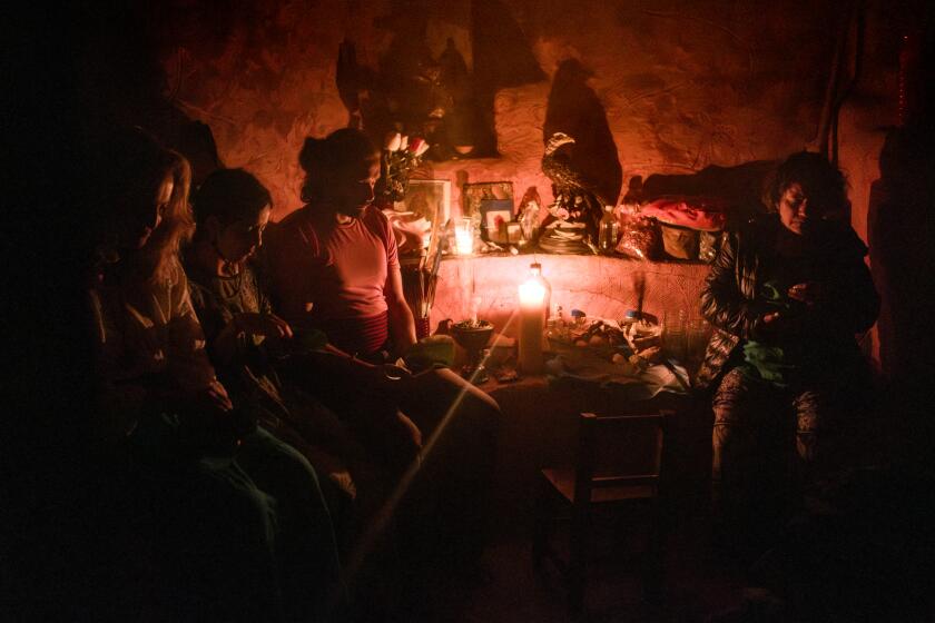 HUAUTLA, MEXICO-APRIL 20, 20204-Indigenous communities in Mexico have long considered psychedelic mushrooms to be intermediaries to the spiritual world. (Alejandra Rajal/For the Times)