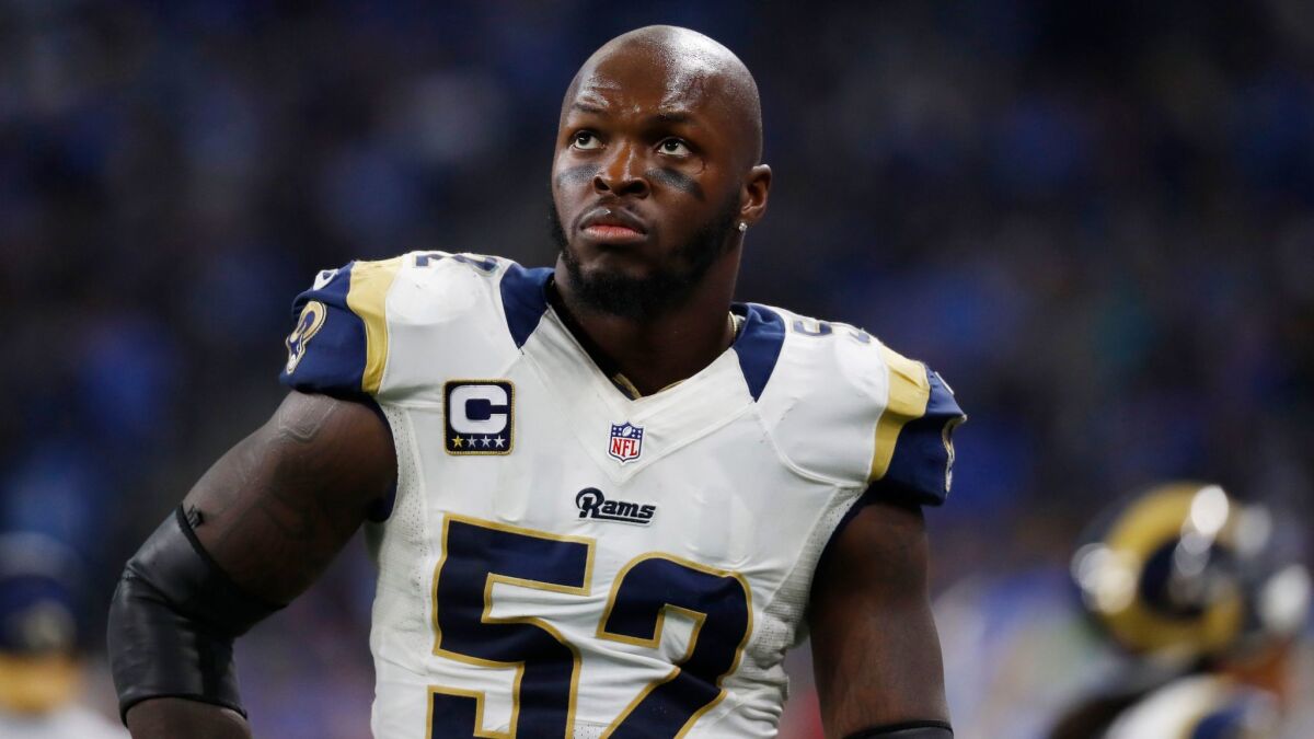 In his second season as the defensive quarterback of the Rams at linebacker, Alec Ogletree will be making calls behind a 3-4 defense instead of a 4-3.